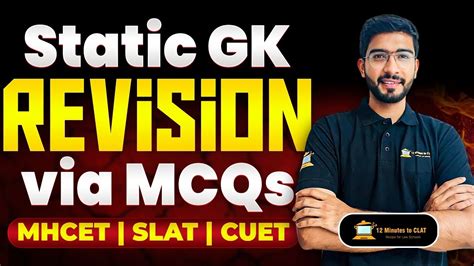 Static Gk Revision Via Mcqs I Mhcet I Cuet I Slat I Jmi I Keshav