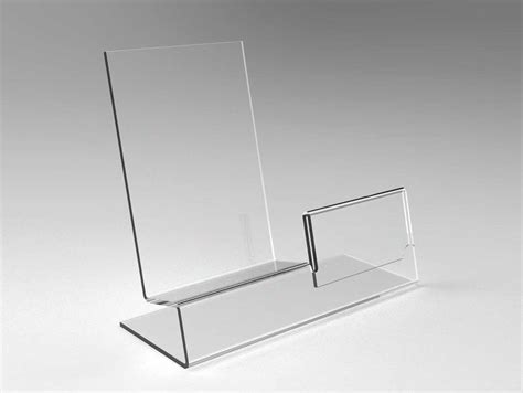 Настольная подставка из оргстекла с ценникодержателем - АП-0610002
