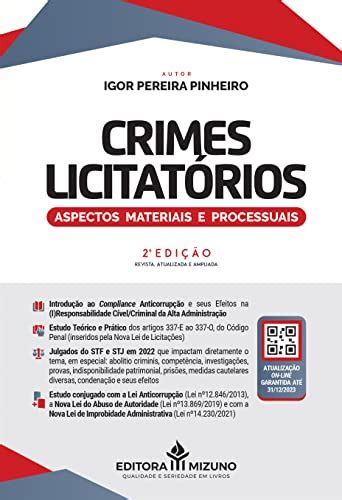 Livro Crimes Licitatorios Aspectos Materiais E Processuais Edico