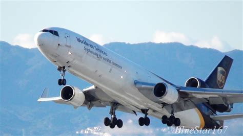 United Parcel Service UPS McDonnell Douglas MD 11F N281UP Takeoff