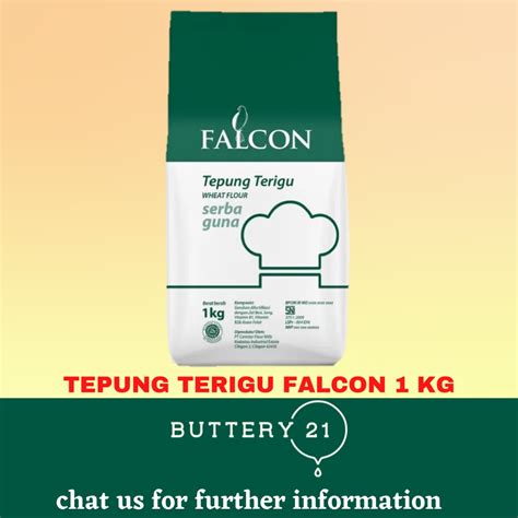 Jual TEPUNG TERIGU SERBAGUNA FALCON WHEAT FLOUR 1 KG Shopee Indonesia