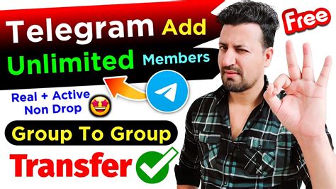 Unlimited Telegram Member Adder How To Add Members In Telegram Group