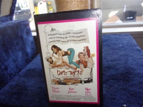 Rare Dirty Tricks Vhs Video Tape Embassy Out Of Print Former Rental Cut