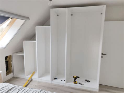 Ways To Diy A Built In Sloped Ceiling Closet Ikea Hackers