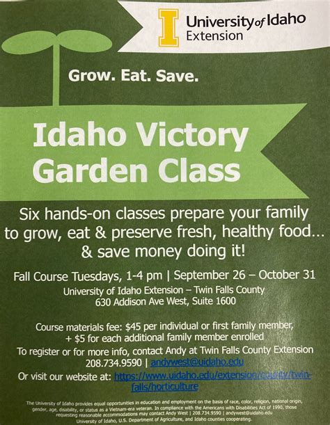 UI Extension, Southern Idaho Horticulture | Twin Falls ID