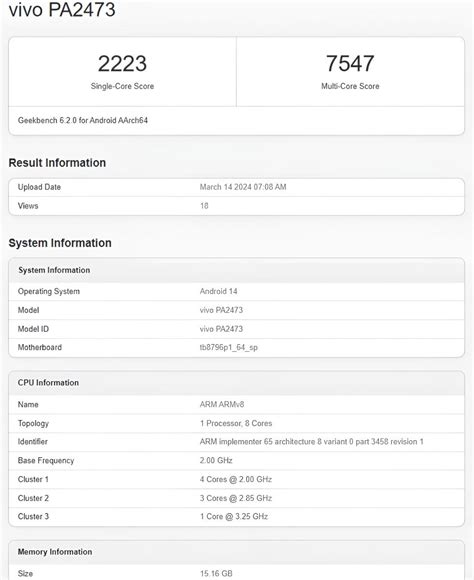 Vivo Pad 3 Pro появился на Geekbench с самым мощным процессором от MediaTek