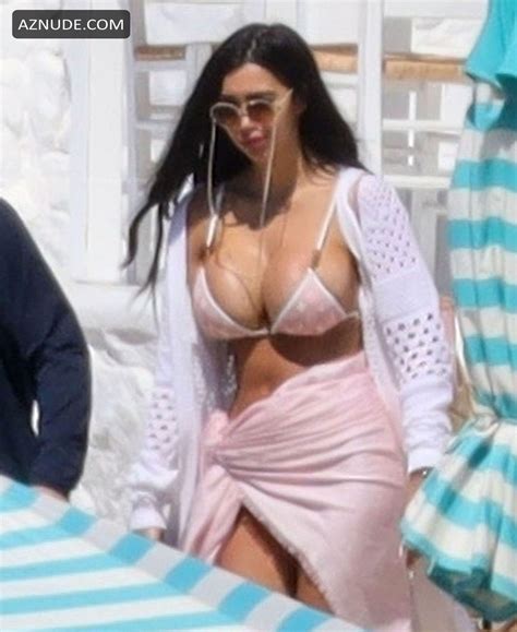 Chloe Khan Sexy Shows Off Her Hot Body In Tiny Pink Bikini While On Holiday In Mykonos AZNude