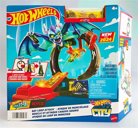 Трек Хот Вілс Неймовірна атака кажана Hot Wheels City Bat Loop