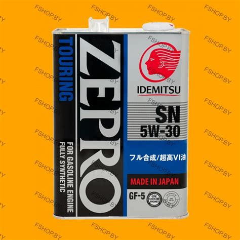 Масло IDEMITSU ZEPRO TOURING 5W-30 4 литра Япония