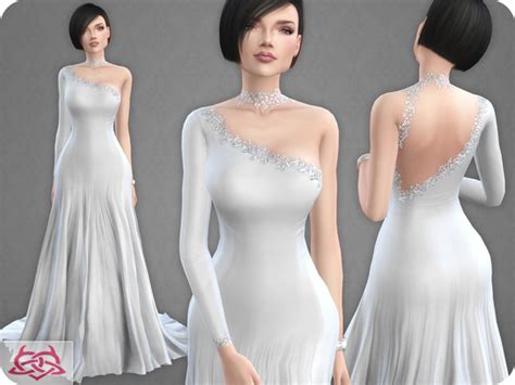 Colores Urbanos Wedding Dress Recolor Needs Mesh Dress Sims