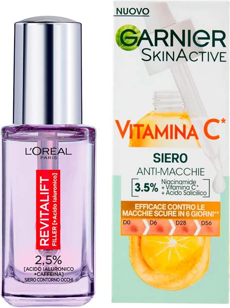 Garnier Skinactive Siero Viso Concentrato Con Vitamina C Illuminante E