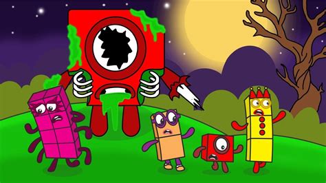 Oh No Giant Zombie Numberblocks 1 Numberblocks Fanmade Coloring Story Youtube