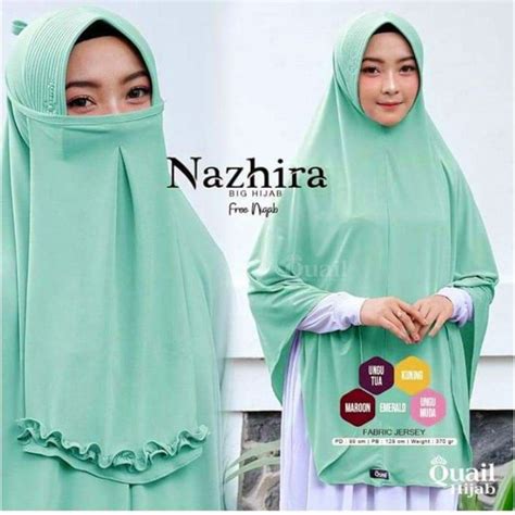 Jual Hijab Niqob Jersey Jumbo FASHION MUSLIMAH JILBAB JUMBO SYARI MIX