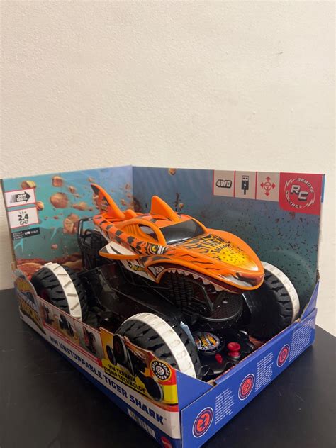 Hot Wheels Monster Truck Tiger Shark Aukro