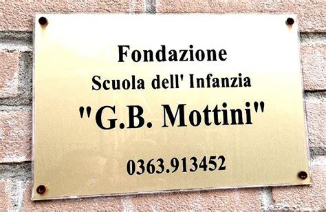 Cenni Storici Scuola Infanzia G B Mottini