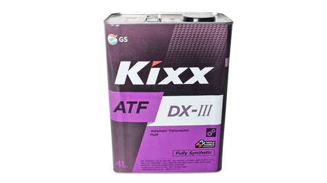 Масло трансмиссионное KIXX ATF DX III 4л L250944TE1 купить по