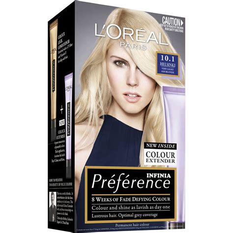 Loreal Paris Preference Helsinki Very Light Ash Blonde Each The Australian Products