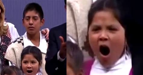 Mexican President Enrique Pena Nieto Upstaged By Audibly Yawning Girl