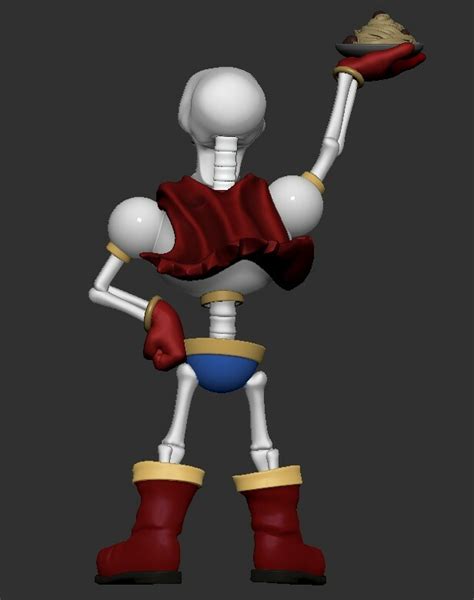 Artstation Papyrus Undertale Character 3d Print Resources