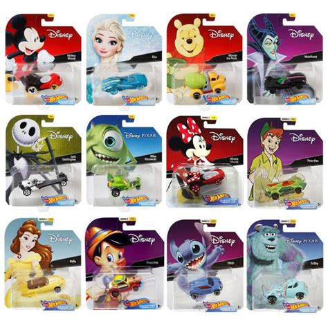 Hot Wheels Character Cars Assortment Disney And Pixar Shopee Thailand