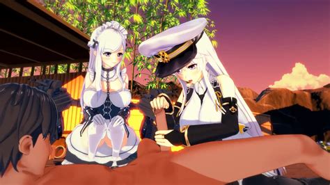 Azur Lane Threesome Belfast X Enterprise D Hentai Free Porn Videos YouPorn