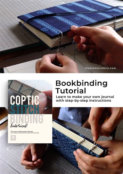 Coptic Stitch Binding Tutorial Bookbinding Tutorial Book Binding Book Making