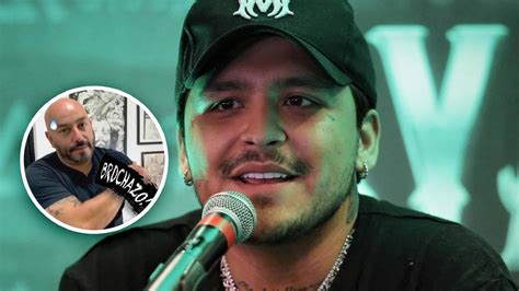 Lo llamó puerco Christian Nodal habla del tatuaje de Belinda que