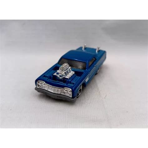 Hot Wheels Tooned Chevy Impala Bleu Moul Sous Pression Eur Picclick Fr