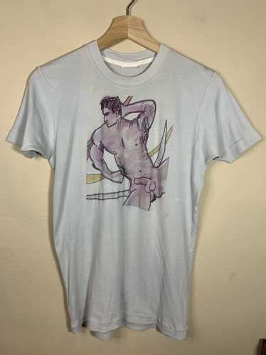 Vintage RARE Vintage Nude Erotic Art Single Stitch Gem