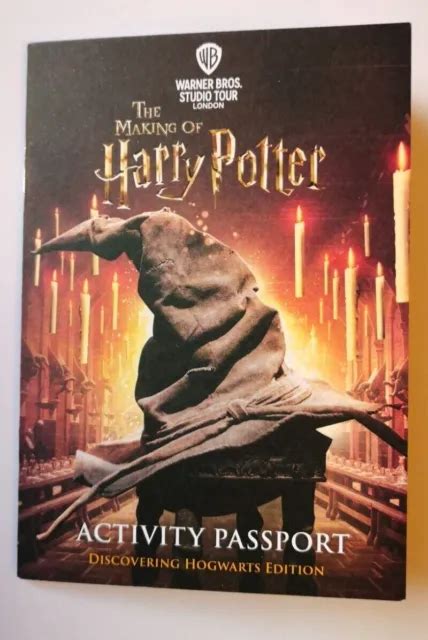 Warner Bros Studio Tour Harry Potter Activity Passport Unstamped