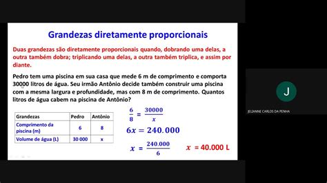 Atividade De Grandezas Diretamente E Inversamente Proporcionais