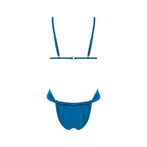 Movom Mavi Zima Üçgen Bikini hipicon