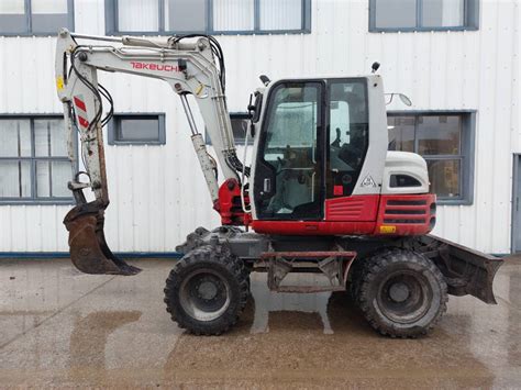 Takeuchi TB295W Wheeled Excavators Construction Equipment Komatsu