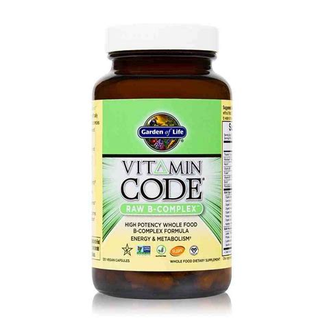 Garden of Life Vitamín B Komplex RAW Vitamin Code 120 kapslí