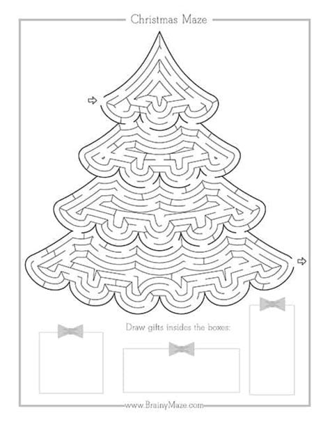 Free Printable Holiday Mazes