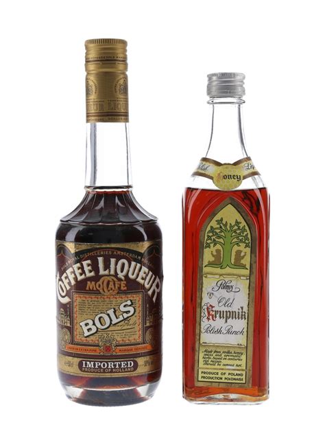 Bols Coffee Liqueur & Polmos Krupnik - Lot 49943 - Buy/Sell Liqueurs Online