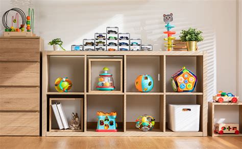 Saichotoy Hot Wheels Display Case Stackable Toy Car Storage Transparent Organizer For Matchbox