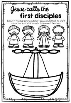 Jesus Calls His Disciples Worksheet