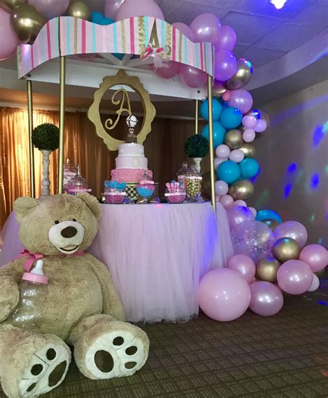 Teddy Bear Theme Baby Shower | Baby bear baby shower, Teddy bear baby ...