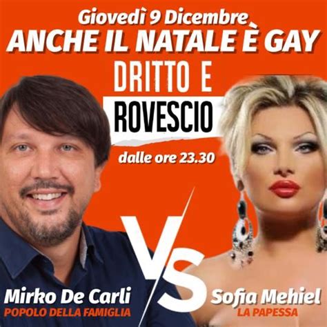 Anche il Natale è Gay Il Popolo della Famiglia a Diritto e Rovescio