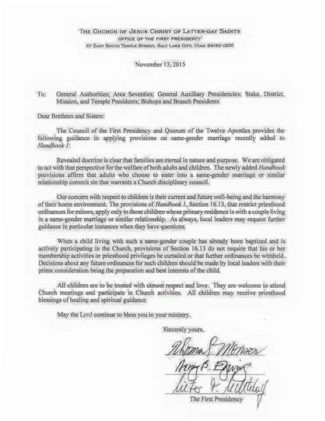 Mormon Leaders Soften Policy On Same Sex Families But Controversy Continues