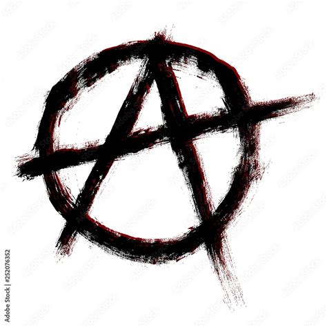 anarchy symbol vector sign vector illustration stock vector adobe