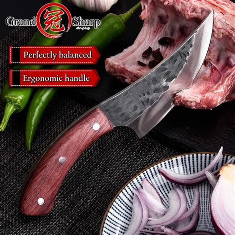 Обвалочный нож ручной работы, кованые кухонные ножи для шеф-повара ...