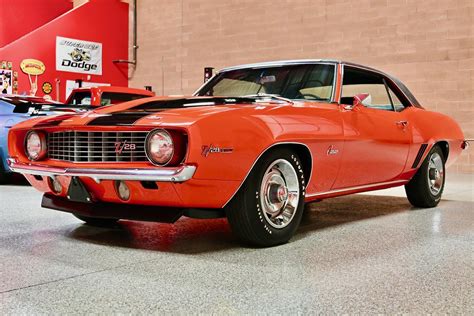 1969 Chevrolet Camaro Z28 302 Dz Hugger Orange #'s Matching Beautifully ...