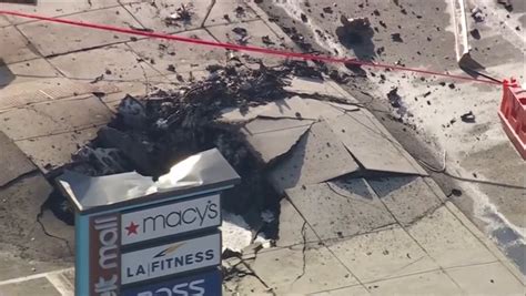 Philadelphia plane crash: Aerial footage shows gaping crater and debris ...