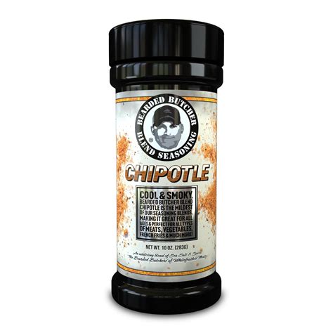 Amazon.com : Bearded Butchers Chipotle Blend Seasoning, 10 oz Shaker