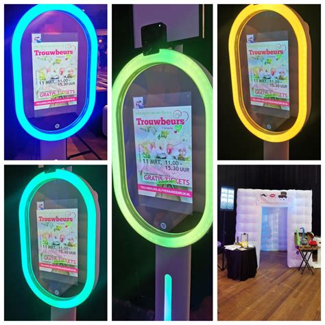 LED Photobooth Huren 3 Uur Onbeperkt Printen Voor 399