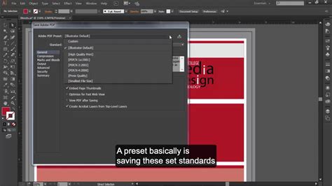 Save A File As A PDF In Illustrator Cc YouTube