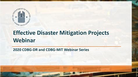 Effective Disaster Mitigation Projects Youtube