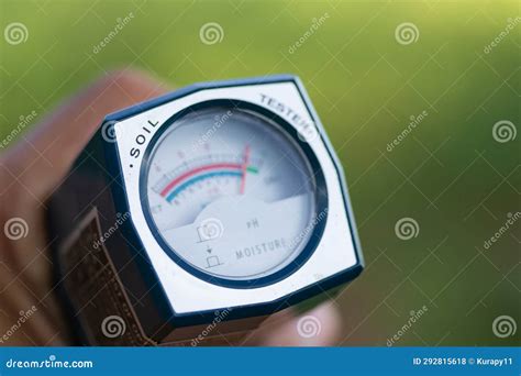 Soil PH Meter And Soil Fertility Meter For Cultivation Stock Photo